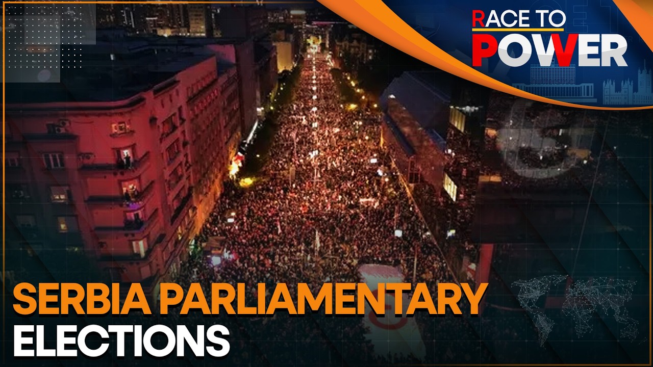 Belgrade: Massive Final Rally Held Ahead Of Sunday Elections | Race To Power Belgrade: Massive Final Rally Held Ahead Of Sunday Elections | Race To Power