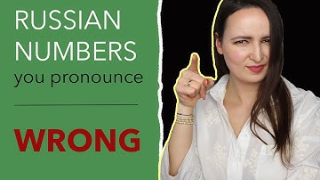 374. Russian Numbers You Pronounce WRONG! 1,5,8,9,15,30,90