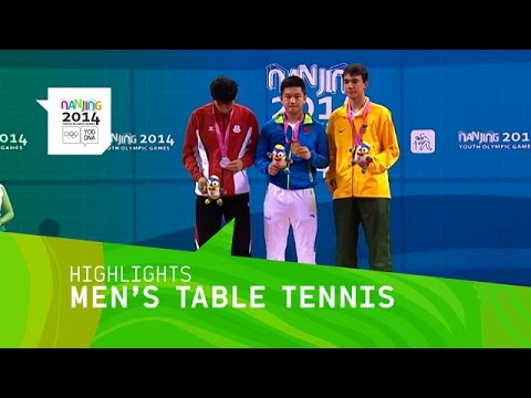 Fan Zhendong Wins Men's Table Tennis Gold - Highlights | Nanjing 2014 Youth Olympic Games