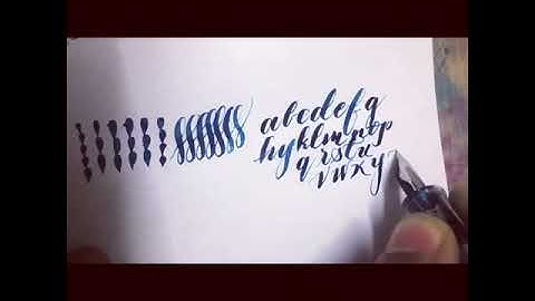 Extrafine Elastic super Flex modified steel nib