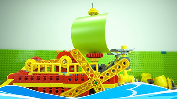 Satisfying Building Blocks Science ASMR How To Build Motor Sailboats DIY