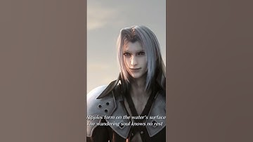 Sephiroth challenges genisis  #ff7 #finalfantasy #zack #cloud #sephiroth #angeal #genisis