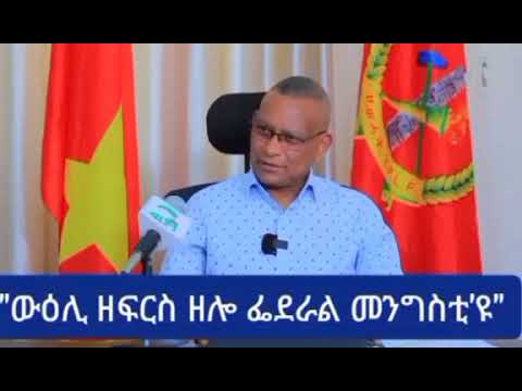 "መንግስቲ ፌደራል ንውዕሊ ፕሪቶሪያ የፍርሶ ኣሎ" - ዶ/ር ደብረፅዮን
