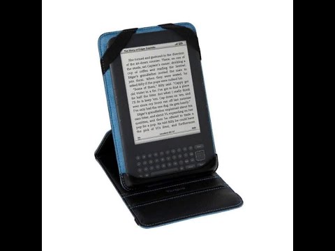 Шкіряна обкладинка чохол з підставкою Targus Leather Stand Case для Amazon Kindle 3 Keyboard (D00901) (Black), видео 1