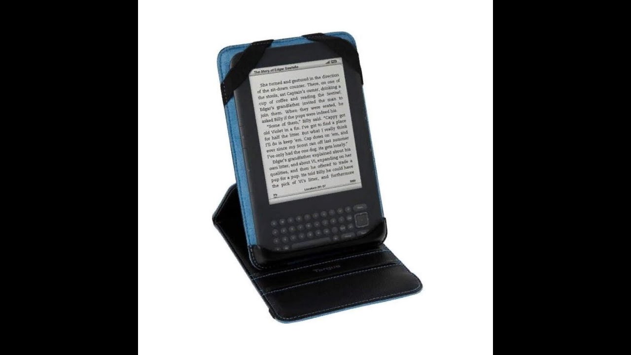 Шкіряна обкладинка Targus Leather Stand Case для Amazon Kindle 3 Keyboard (D00901) (Black) |0496