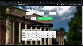 CGPA  Calculator screenshot 5