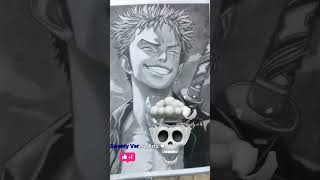 Zoro sketch ♥️🧿🔥🥰#artshorts #art #trendingshorts #drawing #sketchmemory #sketch