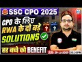 SSC CPO 2025 Vacancy | CPO के लिए RWA के दो बड़े Solutions | SSC CPO Preparation Strategy 2025