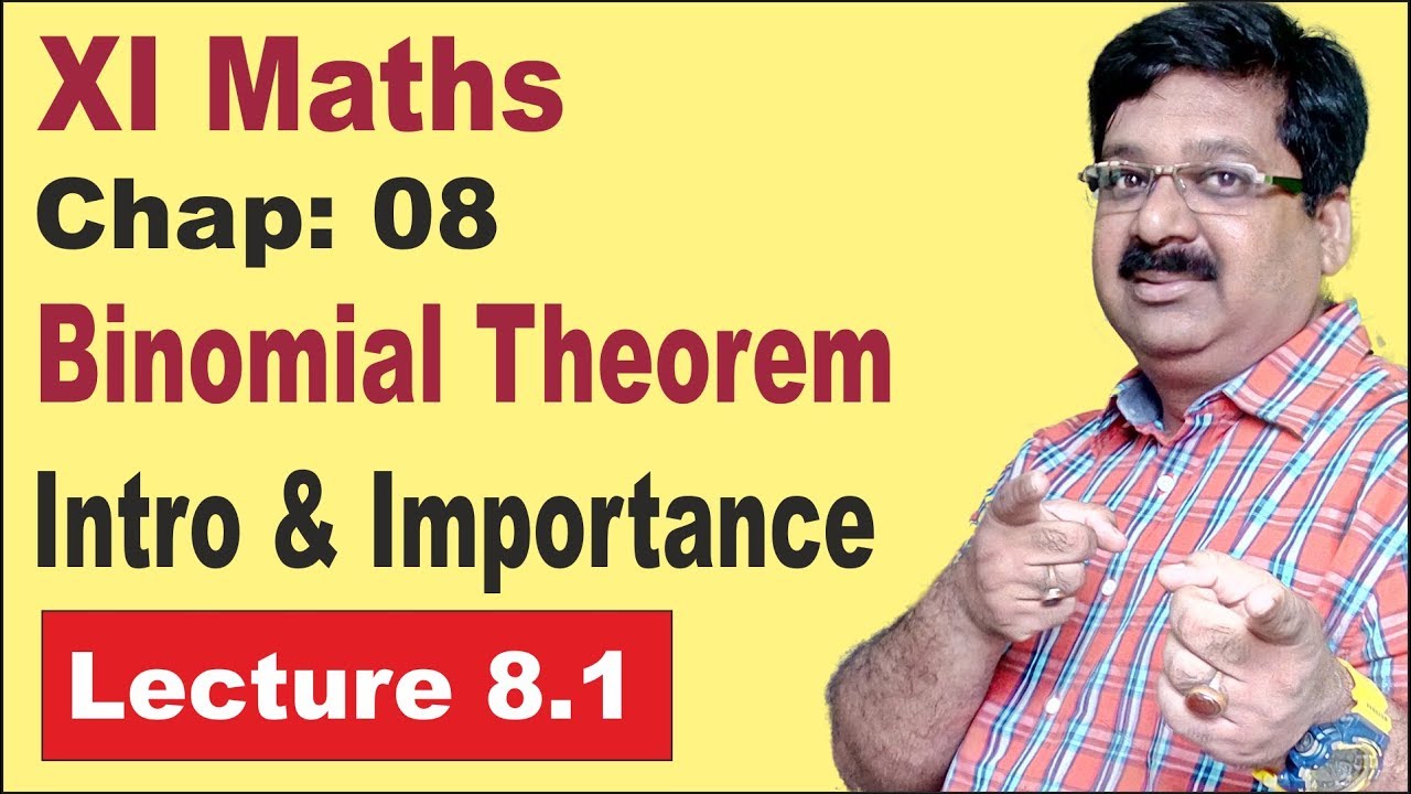 Binomial Theorem, Introduction & Importance, Hindi, Chapter 8, class 11 Maths, arvind academy, 8.1