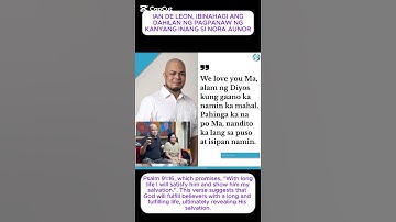 Thumbnail of IAN DE LEON, IBINAHAGI ANG DAHILAN NG PAGPANAW NG KANYANG INANG SI NORA AUNOR  #viralvideo