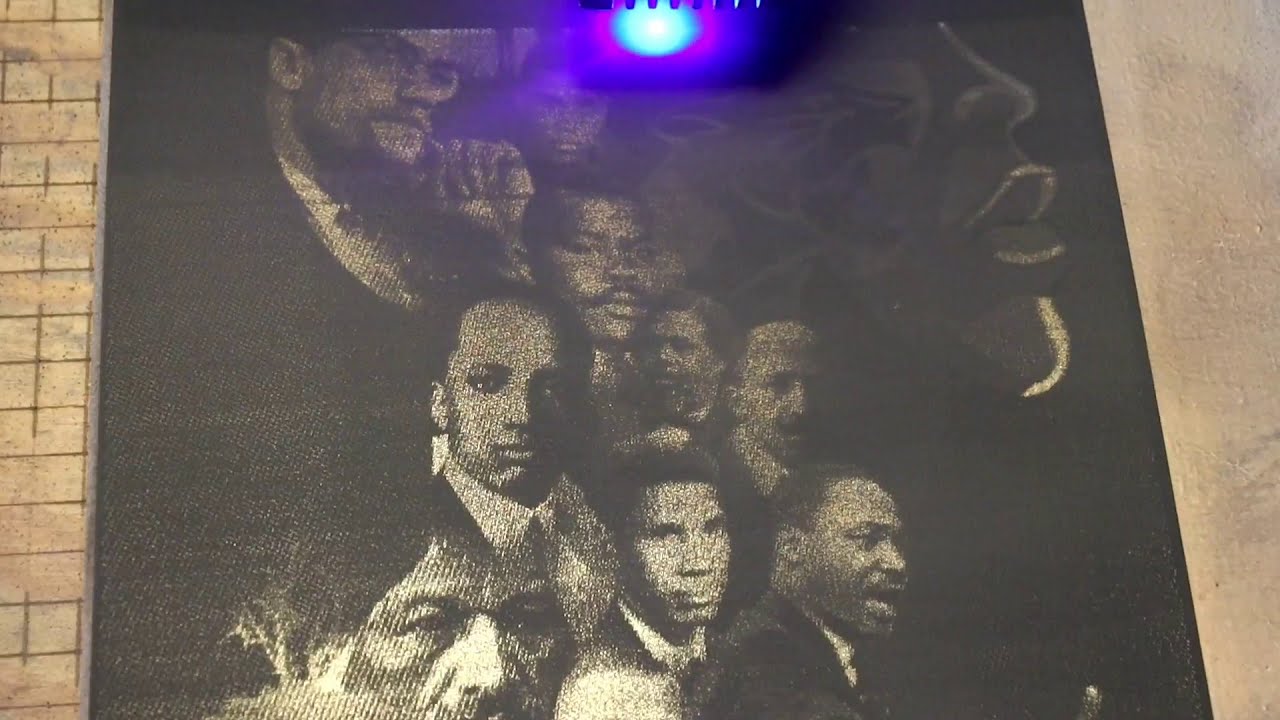 Black History Engraved on 8 1/2 ×11 Scratch Paper Last burn of 2020