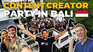 I JOINED THE BIGGEST CREATOR PARTY IN BALI