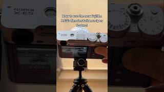 How to use the new Fujifilm X-E5's film simulation recipes feature!