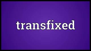 Transfixed Meaning