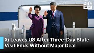 FULL DEPARTURE: Chinese President Xi Leaves US After Historic Visit, Trump Meetings | AC1G