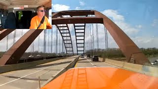 #582 Bridge Crossing The Life of an Owner Operator Flatbed Truck Driver