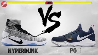 Nike Hyperdunk 2016 Flyknit vs PG 1!