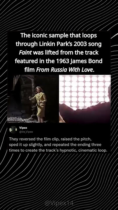 The iconic sample that loops through Linkin Park's 2003 song Faint was lifted from the track