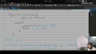 Recurssion Time Complexity Calculation lecture 3