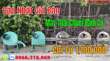 Cập Nhật Giá Bán Máy Thái Chuối Mịn Băm Cỏ Mới Nhất Tháng 10 Năm 2024