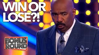 FINAL ANSWER! WIN or Lose?! Nail Biting Fast Money! Family Feud With Steve Harvey