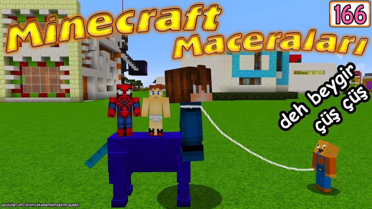 At Abuzi Orumcek Koyunde Minecraft Maceralari Yeni Bolum Youtube