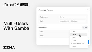 Famous ZimaOS v1.2.4:  Multi-User with Samba··· Media  Migration···SMB Speeds Improved by 5,000x Net Worth