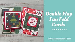 How to make Double Flap Fun Fold Cards