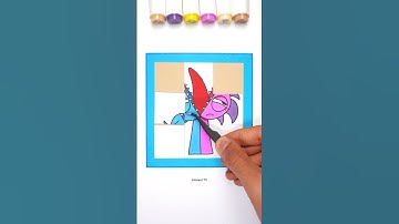 Sprunki Incredibox SemiHemi Phase 4 Paper Puzzle Crafts Challenge Game #sprunki #puzzle #game