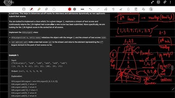 Leetcode | 703 | Kth Largest Element in a Stream | Priority Queue | Array | C++