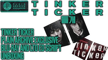 Plain Archive Exclusive - Tinker Ticker - Bluray & Ltd Ed Script *UNBOXING*