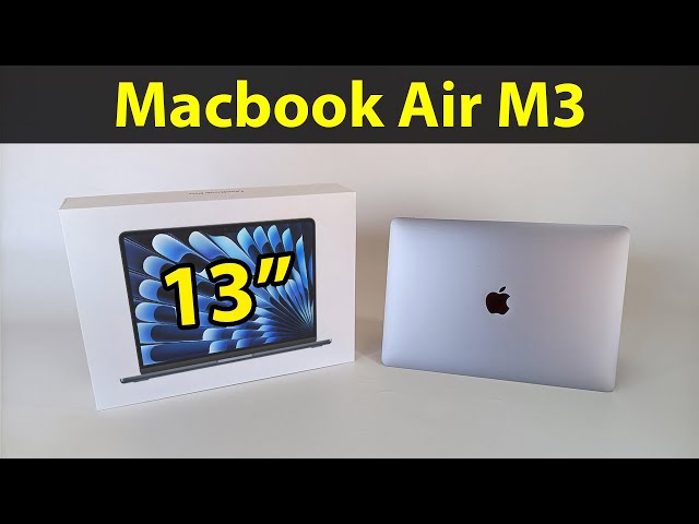 Apple Macbook Air 13-inch M3 – CPU 8-core, GPU 10-core, 24GB RAM