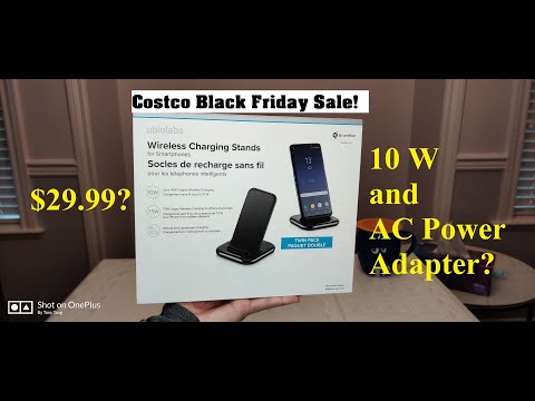 ubiolabs Wireless Charging Stands 2 Packs - Unboxing (Costco Black Friday Sale)