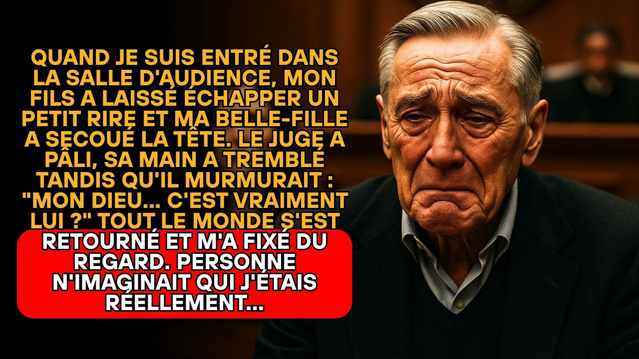 QUAND JE SUIS ENTRÉ AU TRIBUNAL, MON FILS A RI... LE JUGE A PÂLI : 