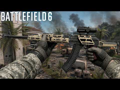 100+ Kills on TSURU REEF With the RPK74M - Battlefield 6 Full Gameplay