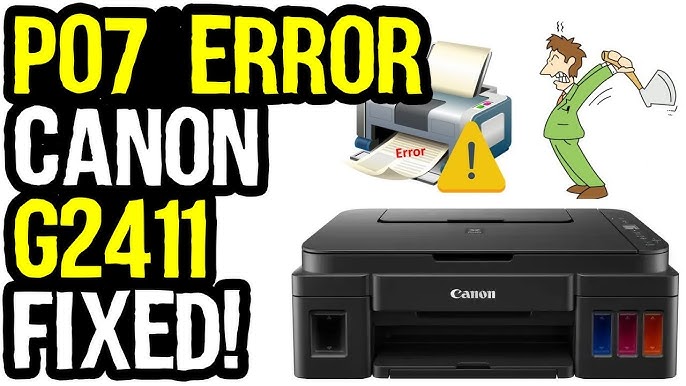 Comment faire un nettoyage en profondeur de la tête d'impression Canon  G2411 تنظيف رأس طابعة كانون 