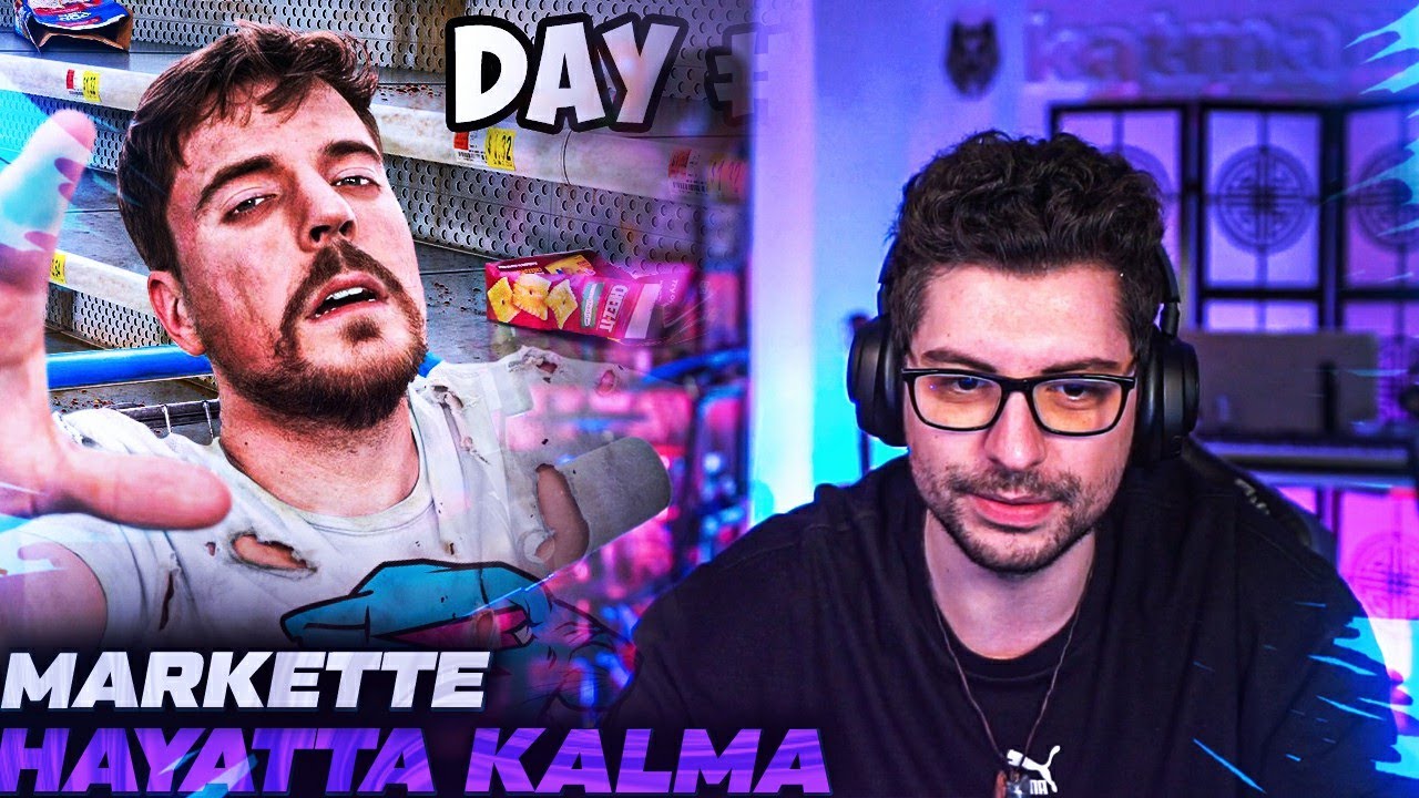 HYPE | Markette Hayatta Kaldığınız Her Gün 10.000 Dolar VİDEOSUNU İZLİYOR! | MrBeast