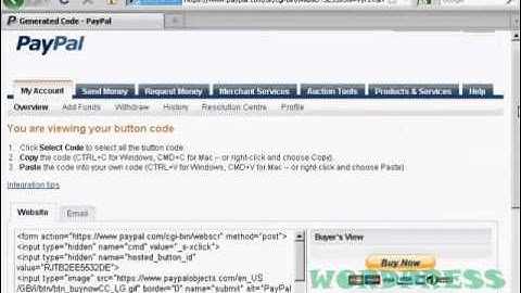 Video 9   How To Add Paypal Order Buttons To Your Website