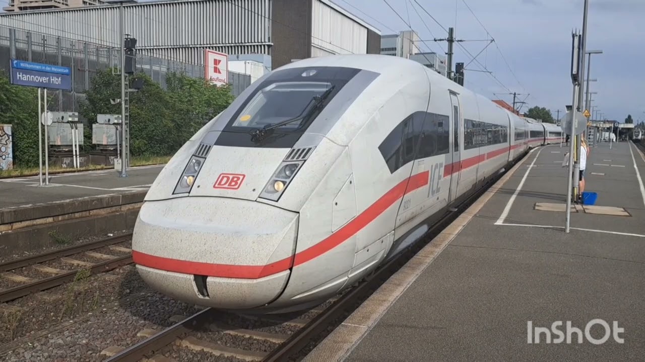 Zugverkehr am Späten Nachmittag in Hannover Hbf