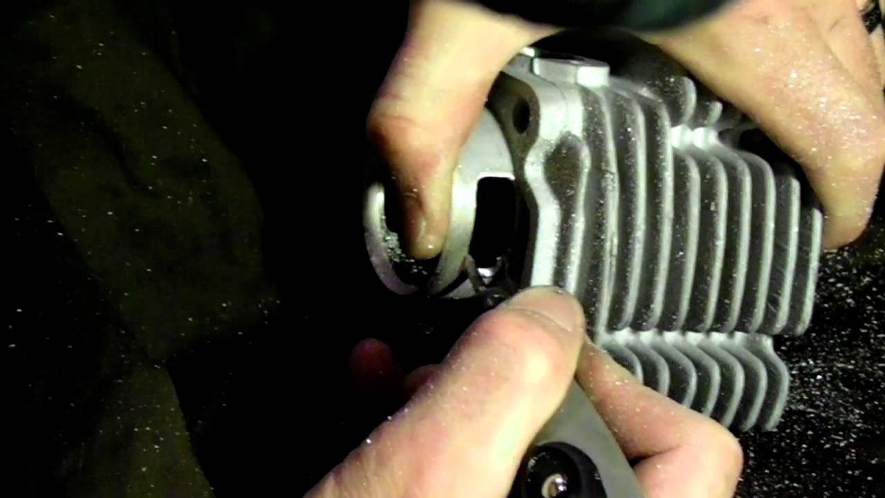 Motobecane AV7 Cylinder Skirt Transfer Windows Widened