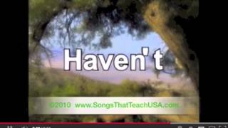 contractions lesson and music activity