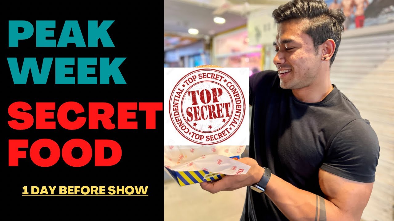 The SECRET FOOD to eat 1 day before show | Bodybuilding prep | Peak week | Shopping day