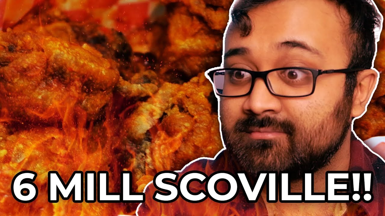 HOT WINGS CHALLENGE HOTTEST HOT SAUCE 6 MILLION SCOVILLE! YouTube