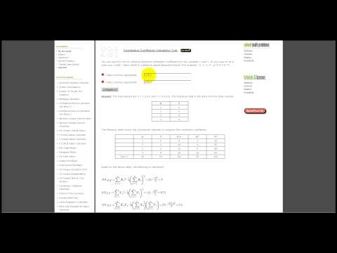 HomeworkFactory.com - Correlation Coefficient Calculator