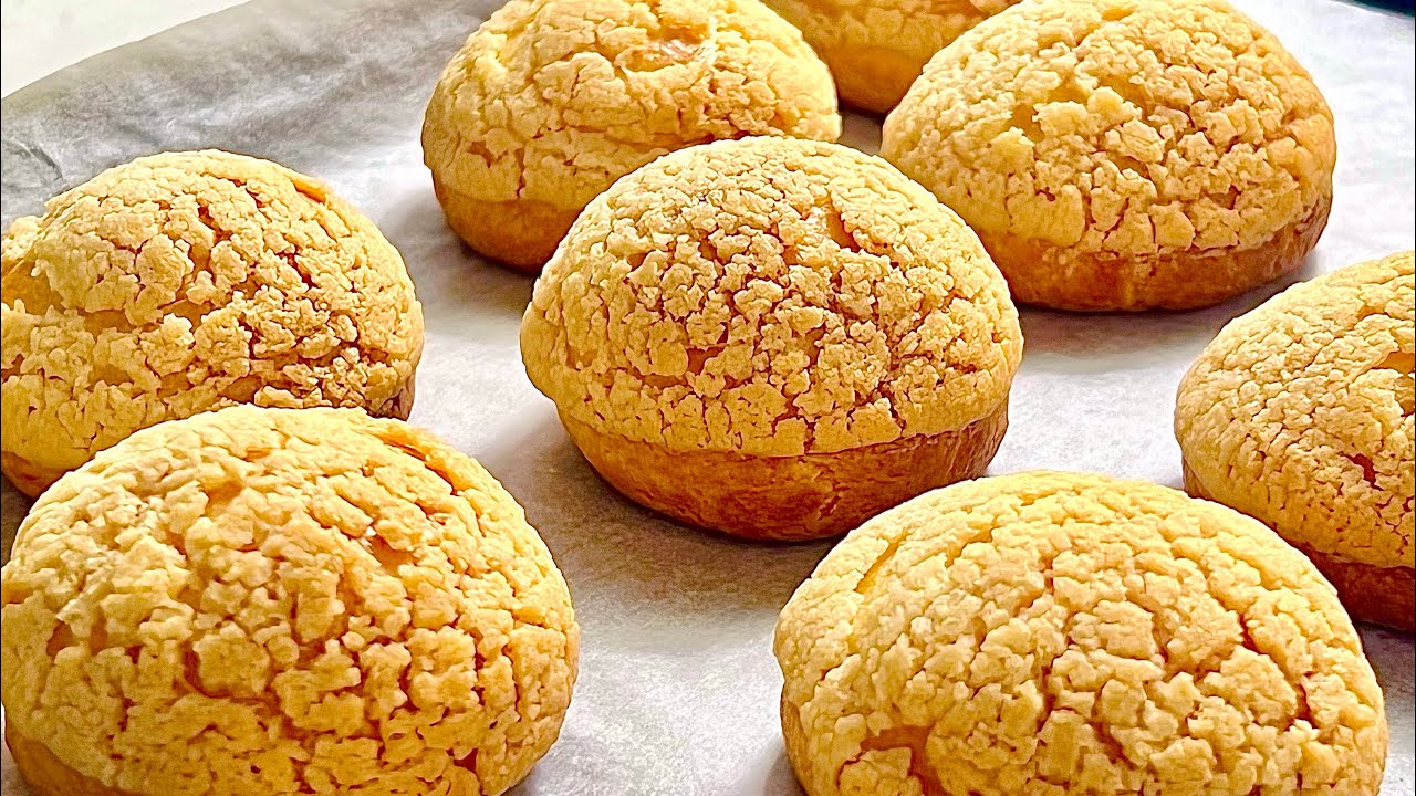 Choux au Craquelin/ Bánh Su Kem Vỏ Giòn - YouTube