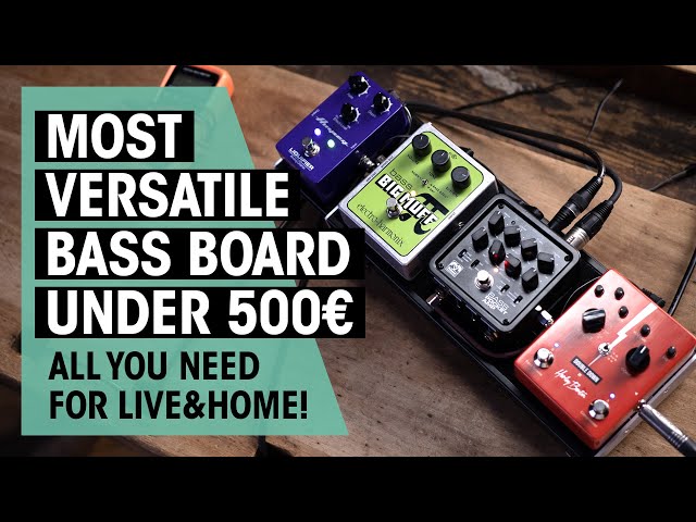 Budget Bass Pedalboard Build Pedalboard Kitchen Thomann