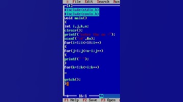 multiple looping in c program || printing pattern using loop in c #shorts #viral