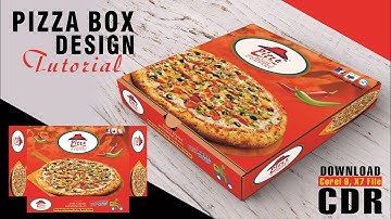 Pizza Box Design - Corel Draw X7 Tutorial - Designed by  Graphics Inn