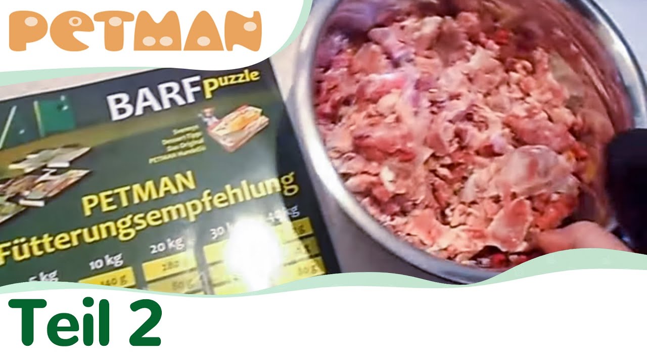 BARF Tutorial 2: Einfach BARFen mit PETMAN (Sorte: Geflügel) - YouTube