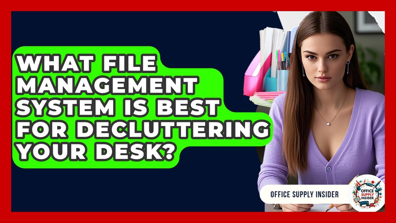 What File Management System Is Best For Decluttering Your Desk? - Office Supply Insider